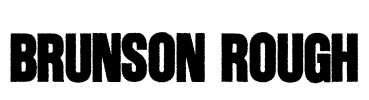 Brunson Rough Font Image