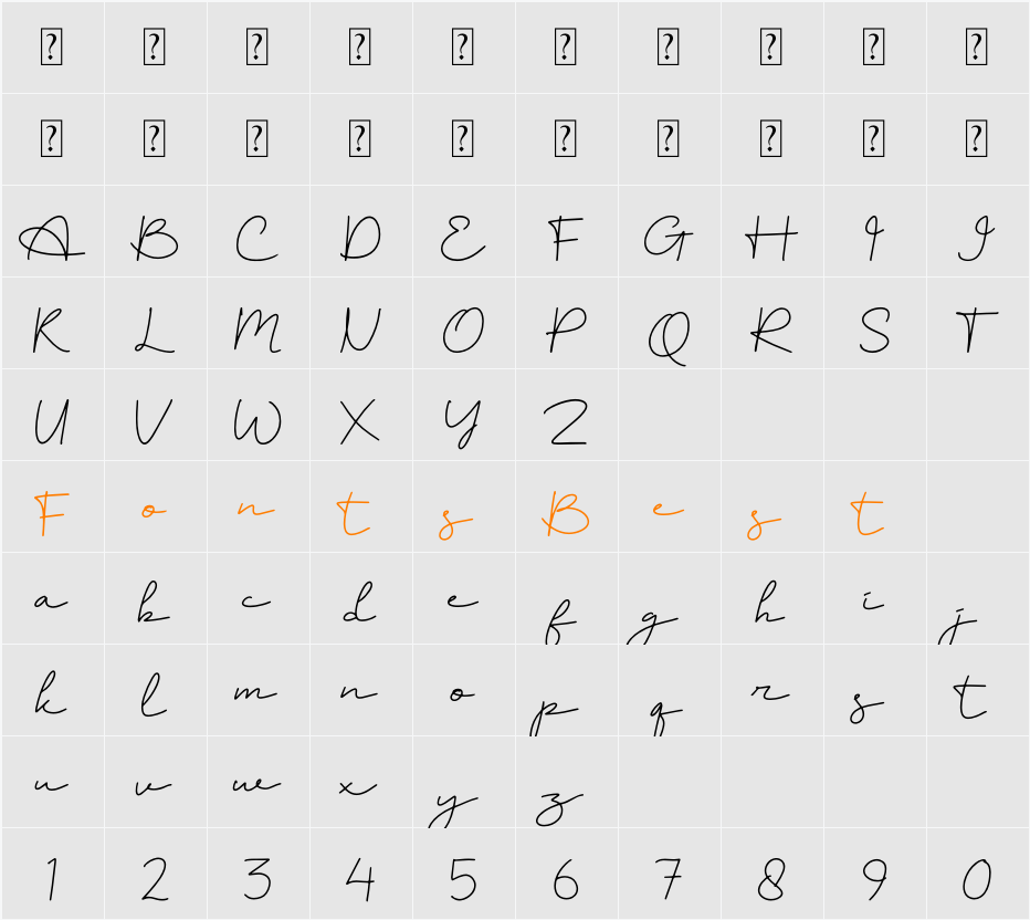 Batelga Character Map