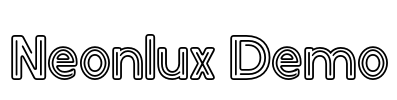 Neonlux Demo Font Image