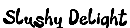 Slushy Delight Font Image
