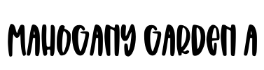 Mahogany Garden A