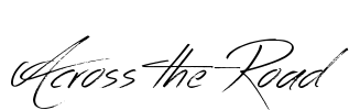 Across the Road Font Image