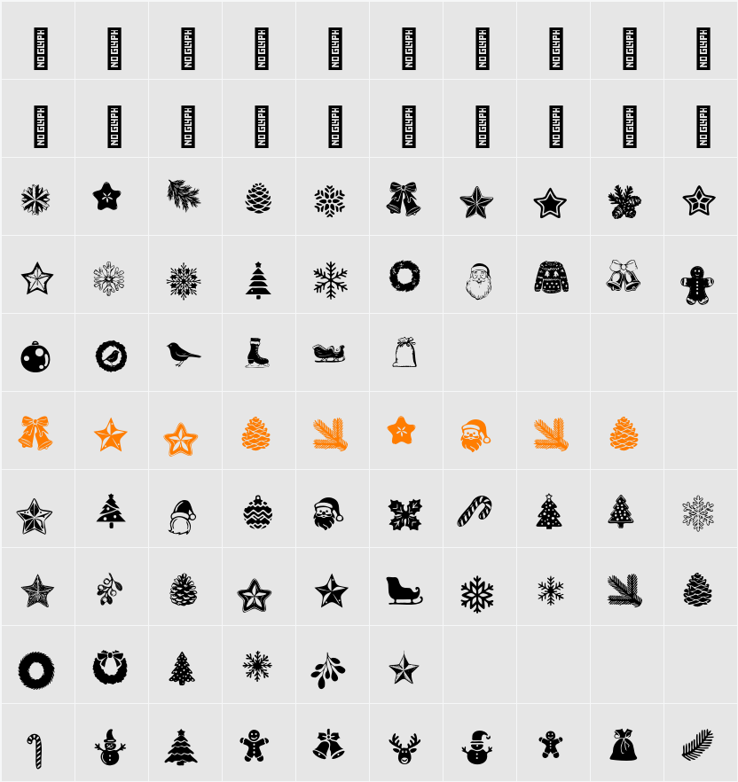 Magical Nordic Symbols PERSON Character Map