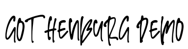 Gothenburg Demo Font Image