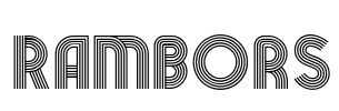 Rambors Font Image