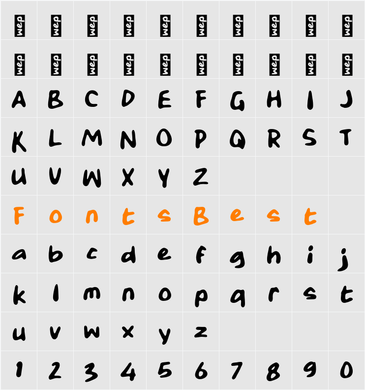 M Mindoes Character Map