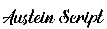 Austein Script Font Image