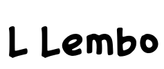 L Lembo Font Image