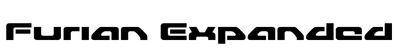 Furian Expanded Font Image
