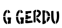 g Gerdu Font Image