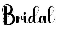 Bridal Font Image