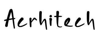 Acrhitech Font Image