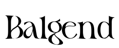 Balgend Font Image