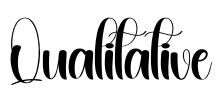 Qualitative Font Image