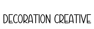Decoration Creative Font Image