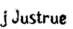 j Justrue Font Image