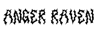 Anger Raven Font Image