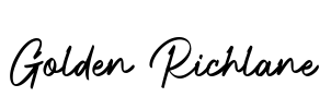 Golden Richlane Font Image