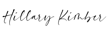 Hillary Kimber Font Image