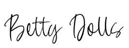 Betty Dolls Font Image