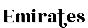 Emirates Font Image