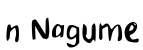 n Nagume Font Image