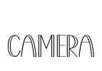 Camera Font Image