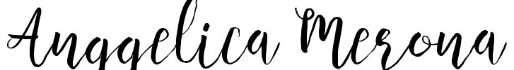 Anggelica Merona Font Image