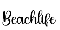 Beachlife Font Image