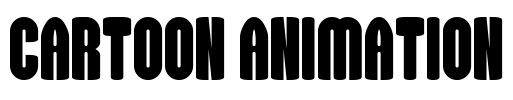 CARTOON ANIMATION Font Image