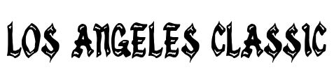 Los Angeles Classic Font Image