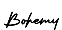 Bohemy Font Image