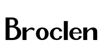 Broclen Font Image
