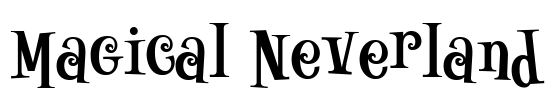 Magical Neverland Font Image