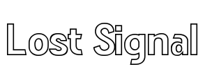 Lost Signal Font Image
