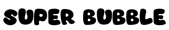Super Bubble Font Image
