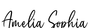 Amelia Sophia Font Image