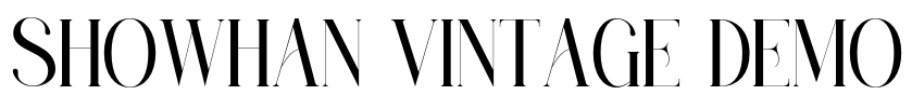 Showhan Vintage Demo Font Image