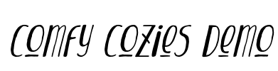 Comfy Cozies Demo Font Image