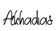Akhadias Font Image