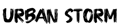 Urban Storm Font Image