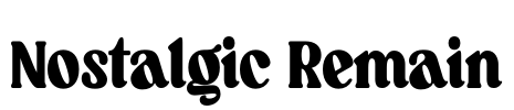 Nostalgic Remain Font Image
