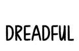 Dreadful Font Image