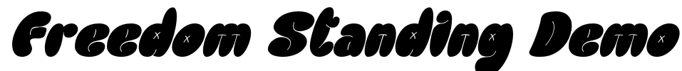 Freedom Standing Demo Font Image