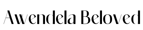 Awendela Beloved Font Image