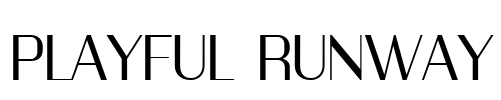 PLAYFUL RUNWAY Font Image
