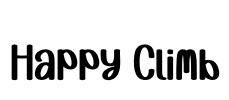Happy Climb Font Image