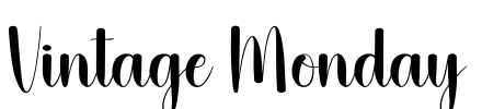 Vintage Monday Font Image