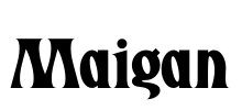Maigan Font Image