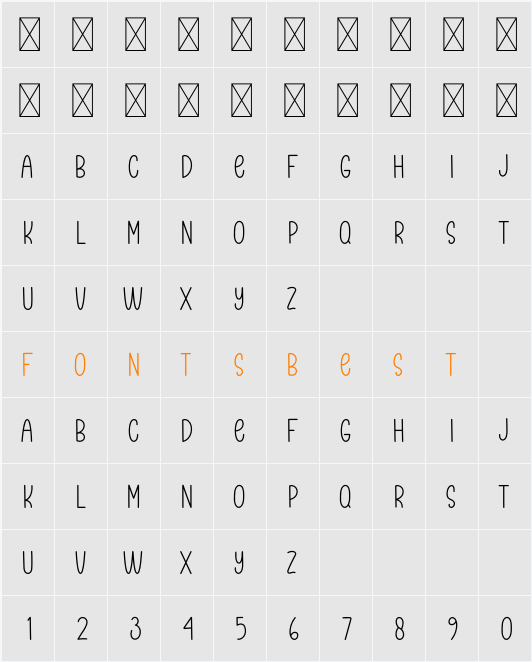 Question And Answer Character Map